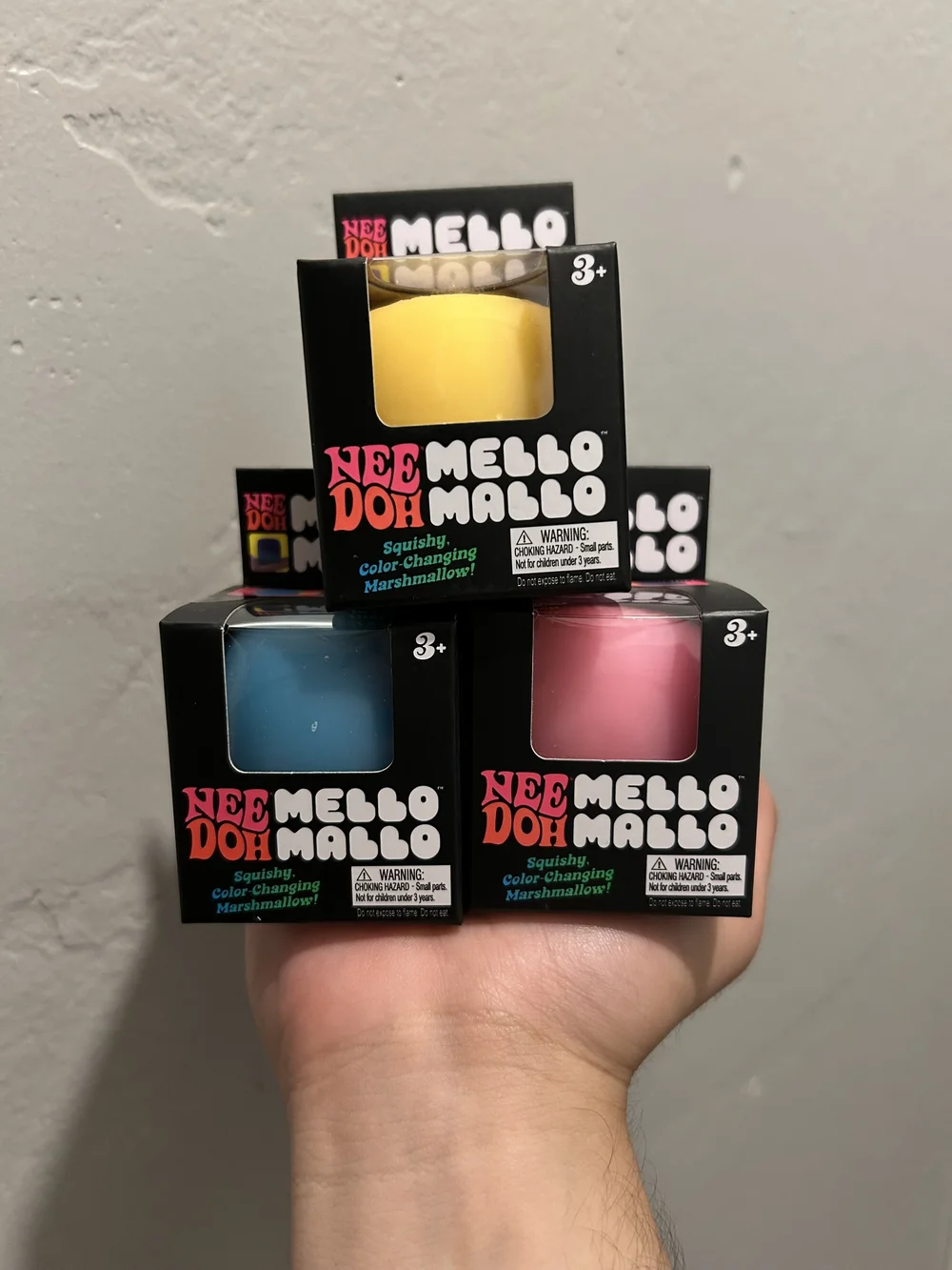 NeeDoh Mello Mallo Set Of 3